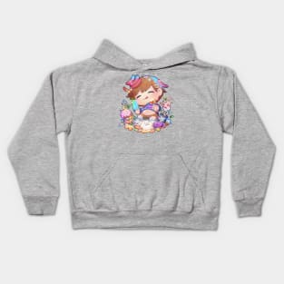 undertale- frisk Kids Hoodie